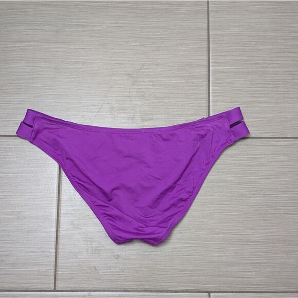 Mossimo Supply Co. Purple Bikini Bottom with Double-Strap Detail - Picture 2 of 4